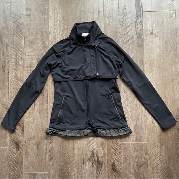 EUC Stella McCartney x adidas Spring 2011 Black Running Jacket Small